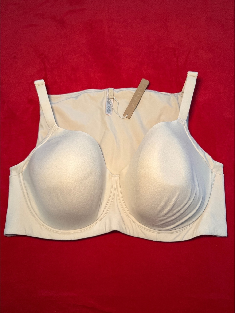 Skims Fits Everybody Full Coverage Back Smoothing Bra Color Sand Size 44DD